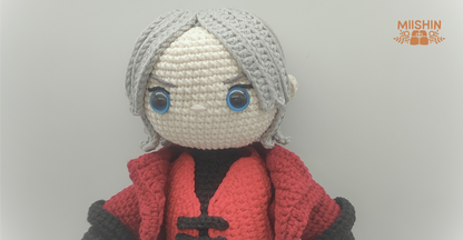 Dante, Vergil, Devil May Cry, Amigurumi, Plushie, Handmade, Crochet, Original Gifts, Ideal For Gift, Capcom, Fanmade,  PDF Pattern English & Spanish, Do it yourself.