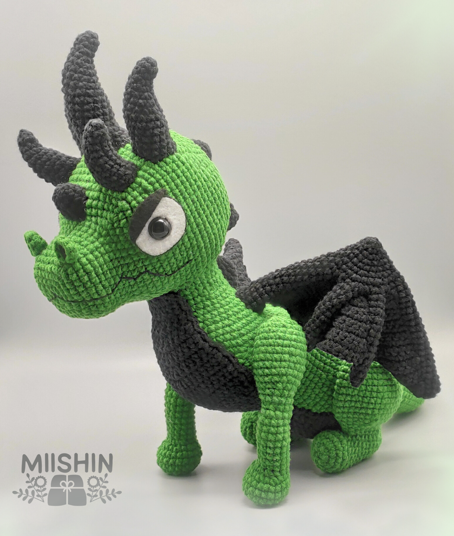 Dragon Amigurumi, Crochet, Handmade, For Gift, Plushie, Halloween Season