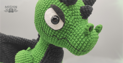 Dragon Amigurumi, Crochet, Handmade, For Gift, Plushie, Halloween Season