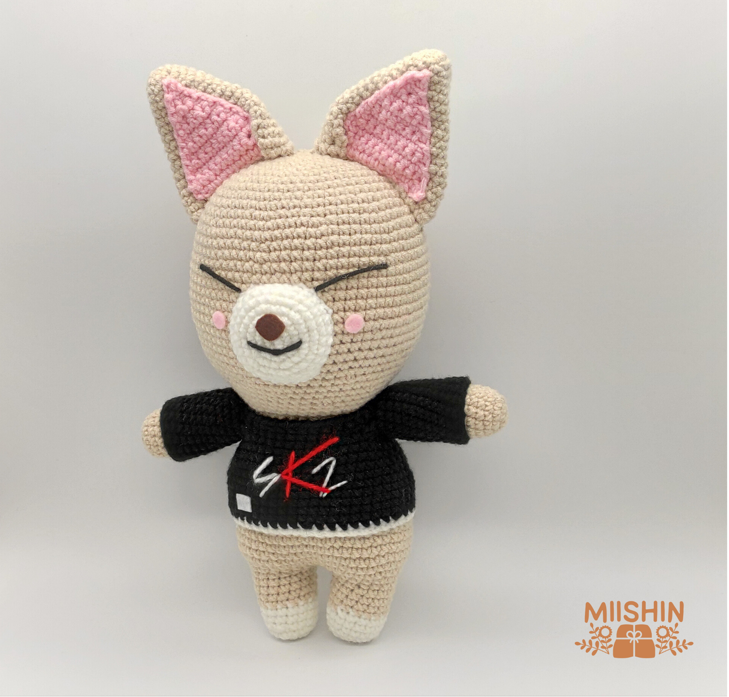 SKZOO FOXINY Stray Kids Plushie + FREEBIE, Jeongin Fanart, Kpop Merch