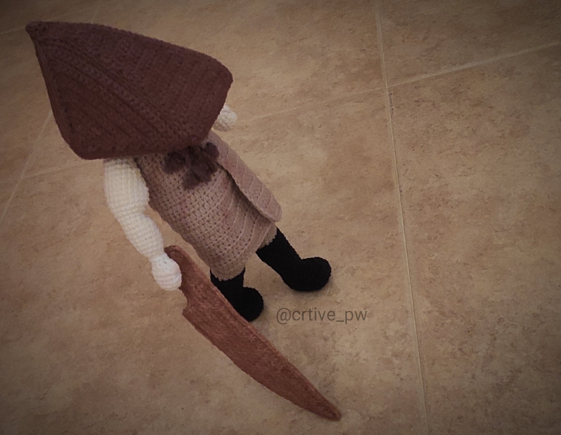 Pyramid Head PDF Pattern English & Spanish, Silent Hill 2 remake Plushie, Crochet, Do it yourself