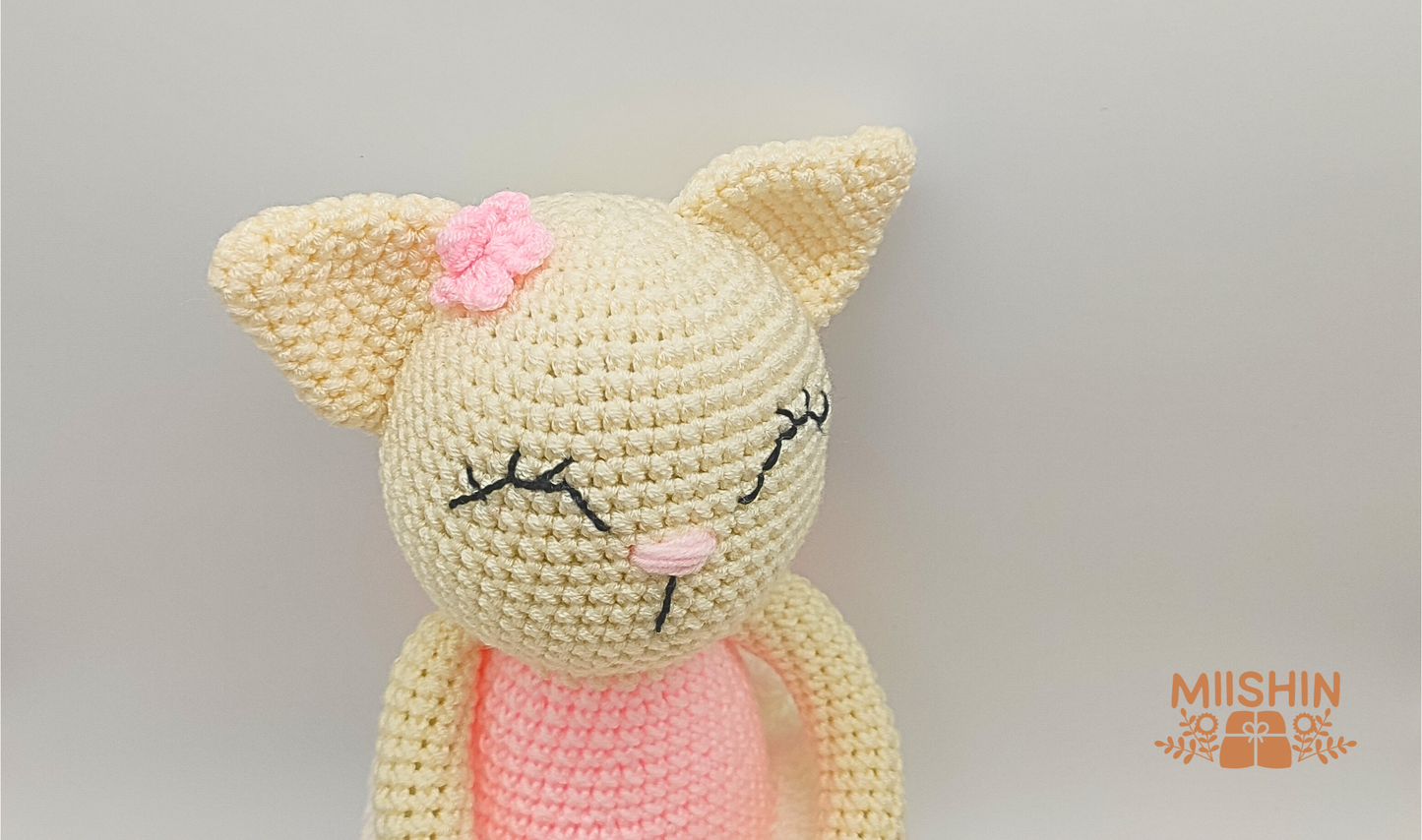 Cat Plush, Amigurumi, Handmade With Love, Spring, Gift Ideas, Perfect Gift, Personalized, For Baby, Baby Shower, Children's Decor, Sweet and Unique, Artesanal Toys, Crochet Lover.