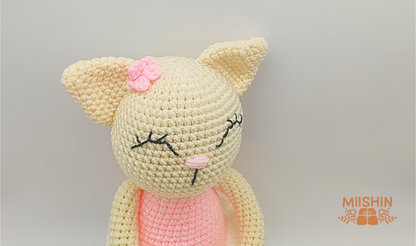 Cat Plush, Amigurumi, Handmade With Love, Spring, Gift Ideas, Perfect Gift, Personalized, For Baby, Baby Shower, Children's Decor, Sweet and Unique, Artesanal Toys, Crochet Lover.