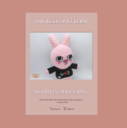 DWAEKKI SKZOO Amigurumi Crochet Pattern - Archivo PDF - Español e Inglés