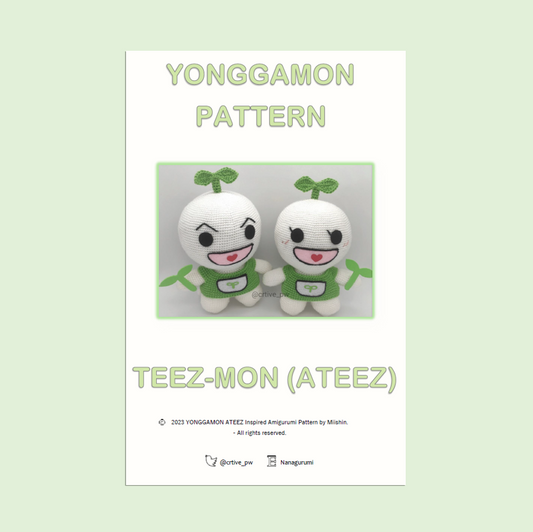 YONGGAMON TEEZMON Amigurumi Crochet Pattern - Archivo PDF - Español e Inglés