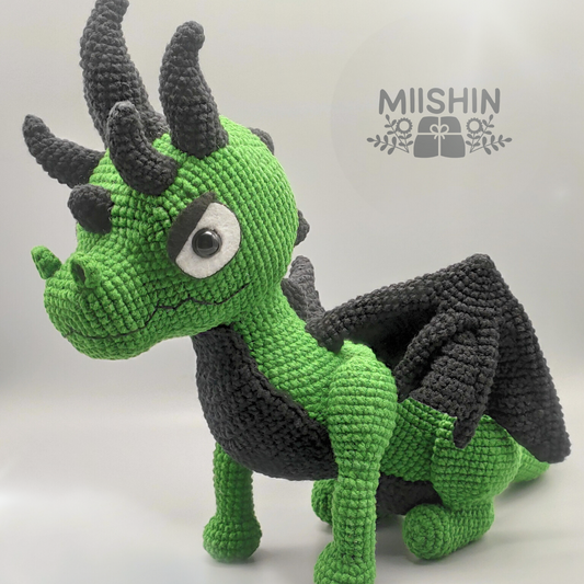 Dragon Amigurumi, Crochet, Handmade, For Gift, Plushie, Halloween Season