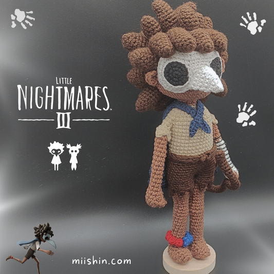 Low, Alone, Six, Mono, Plush, Videogame, Skin, Fandmade, Handmade, Gift Ideas, Personalized, For Him, For Her.