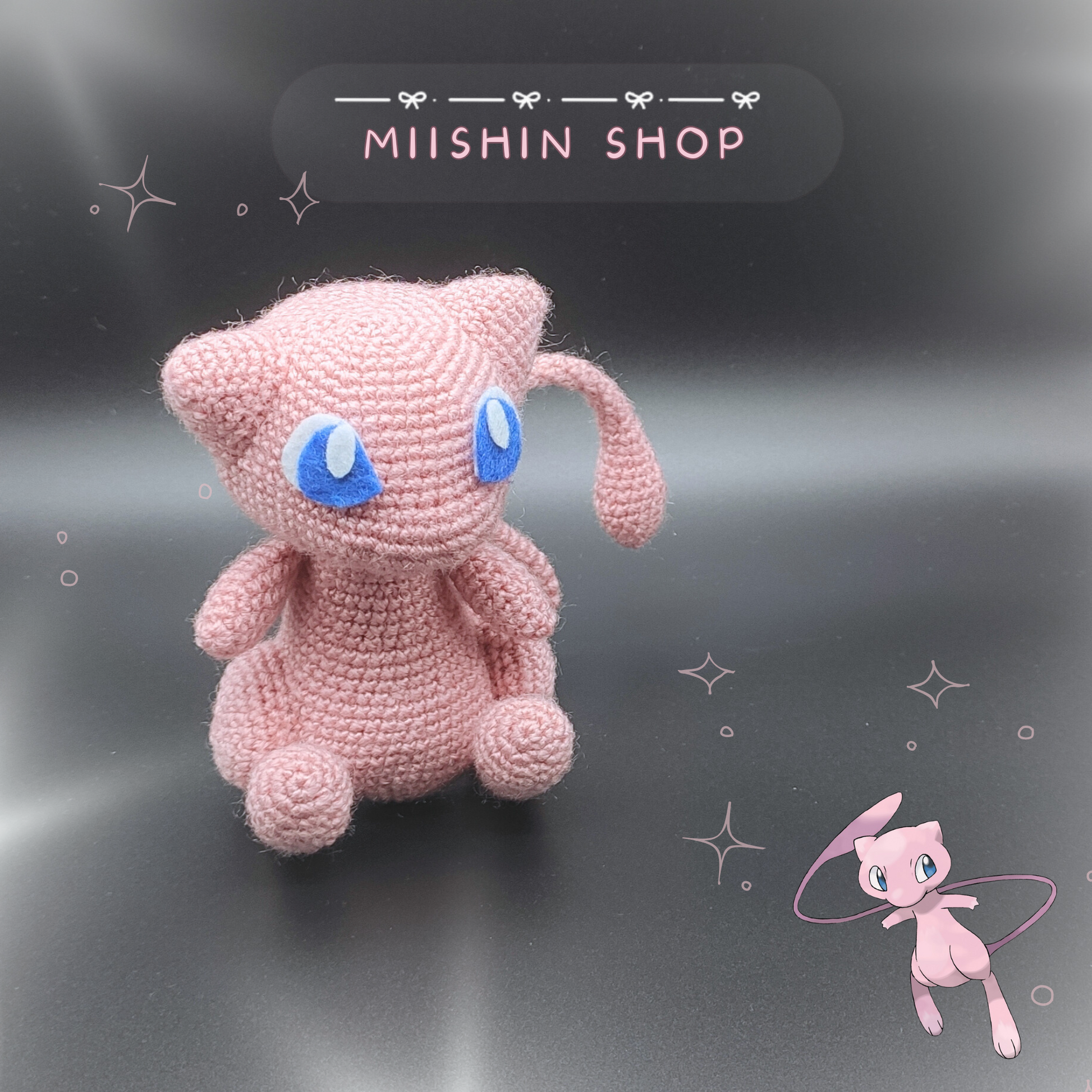 Mew, Pokemon, Kaychain, Charm, Fanart, Gift Ideas, Mew Edit, Cute Pokemon, Plushie.