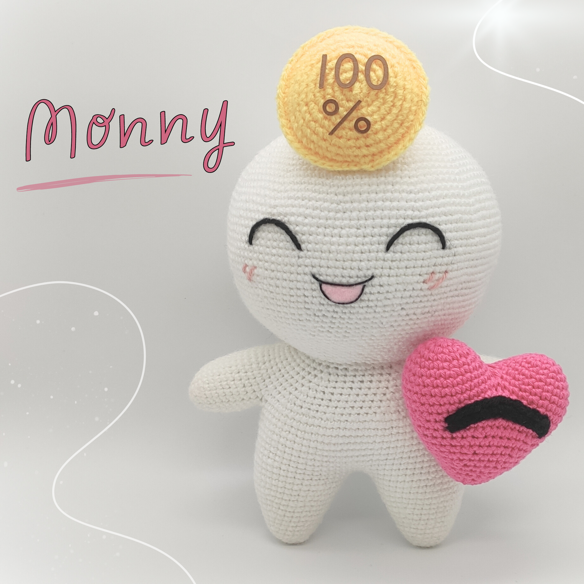 ATEEZ MONNY Teez-Mon Plushie + FREEBIE, Yeosang Fanart, Kpop Merch