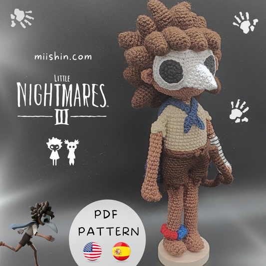 Low, Alone, Six, Mono, Plush, Videogame, Skin, Fandmade, Handmade, Gift Ideas, Personalized, For Him, For Her.