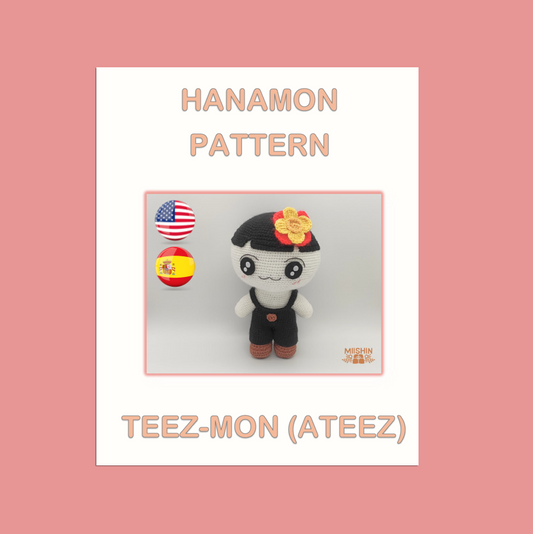 HANAMON TEEZMON PDF Pattern English & Spanish, Ateez