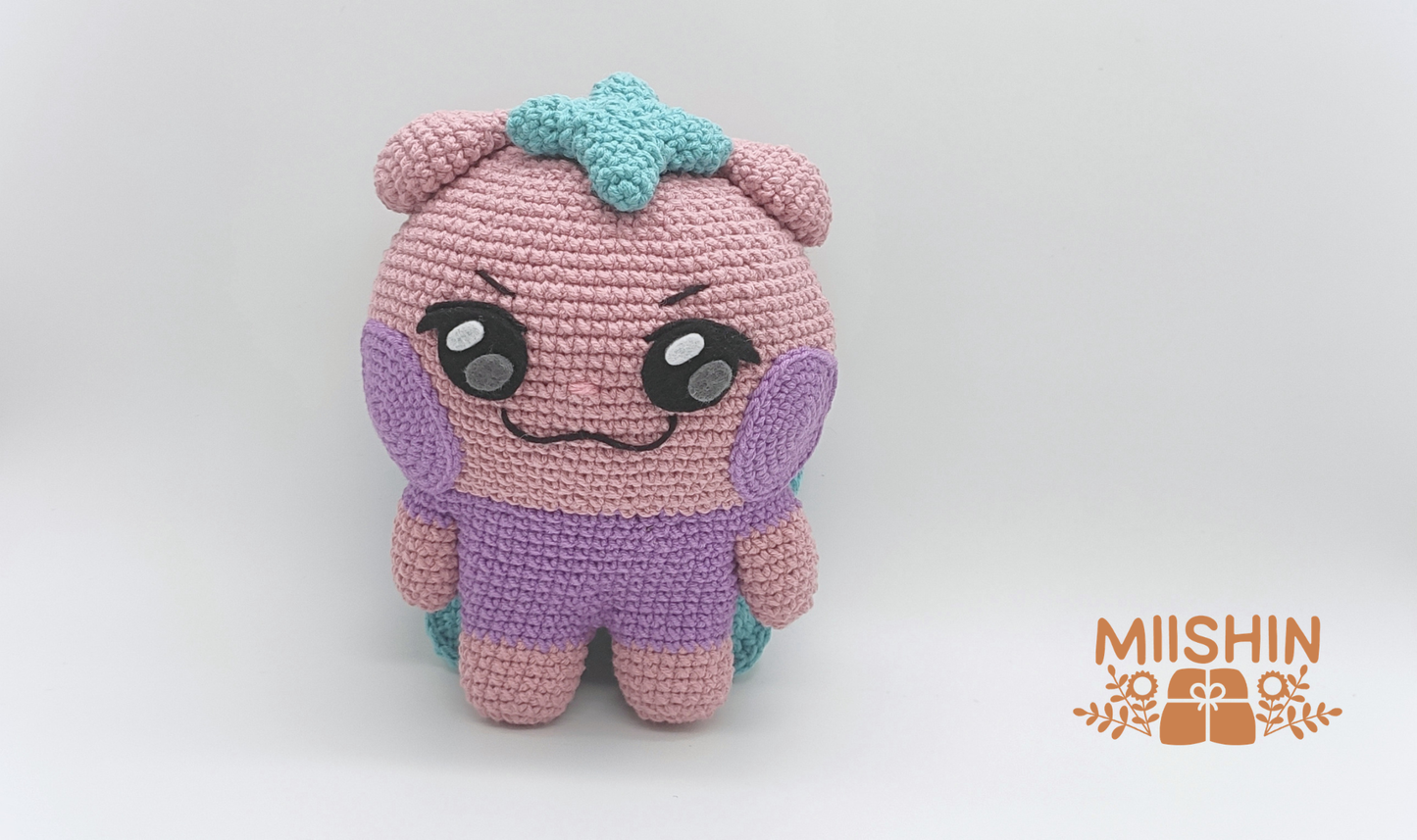 Small Saniyo crochet plushie gift for ATINY and kpop collectors
