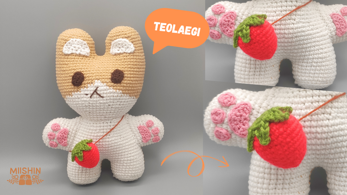 TEOLAEGI x Baekhyun, Crochet Plushie – Miishin Shop TEOLAEGI x Baekhyun, Crochet Plushie – Miishin Shop
