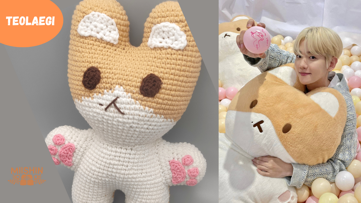 TEOLAEGI x Baekhyun, Crochet Plushie – Miishin Shop TEOLAEGI x Baekhyun, Crochet Plushie – Miishin Shop