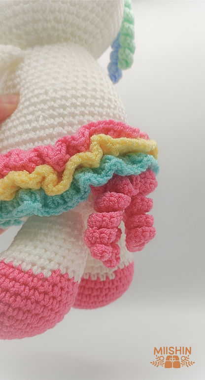 Multicolor Unicorn Plushie Crochet