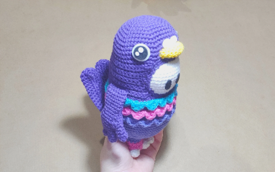 Fall Guys Pigeon Amigurumi Crochet Pattern - Archivo PDF - Español e Inglés