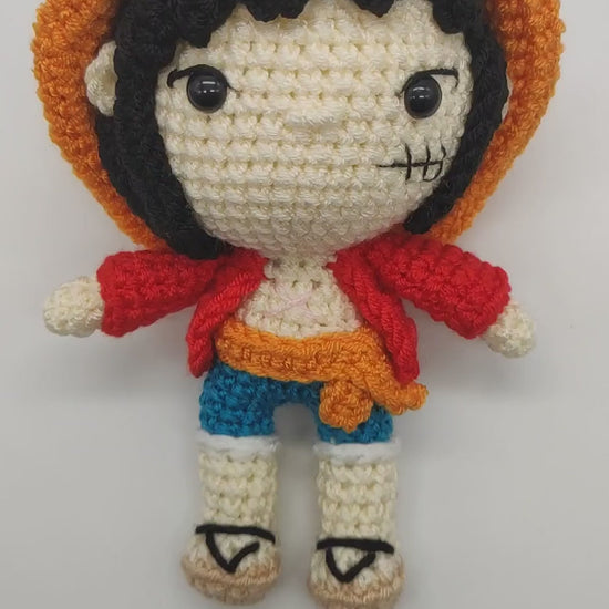 Luffy Plushie #OnePiece Amigurumi Fanart