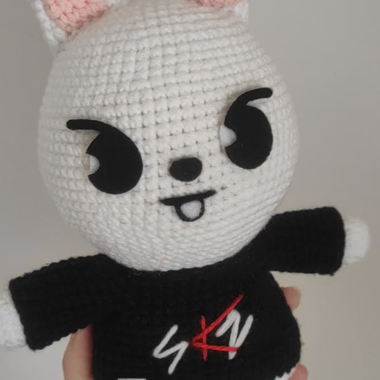 SKZOO LEEBIT Stray Kids Plushie, Leeknow Fanart, Kpop Merch