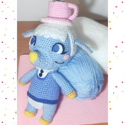 Chai - Animal Crossing Amigurumi Crochet, ACNH Crochet, ACNH Stuff, Peluche elefante