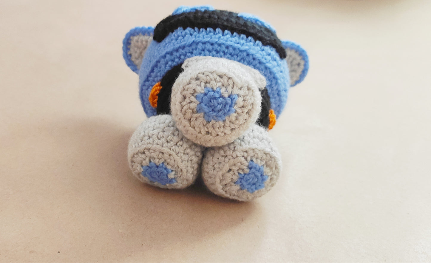 Mei's Drone -  Snowball  - Overwatch Amigurumi Plush Toy Crochet, Cute OW Stuff