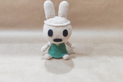 Coco - Animal Crossing Peluche, ACNH Crochet, ACNH Stuff, Amigurumi conejo.