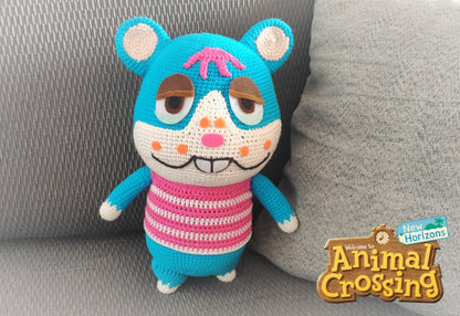 Rodney - Animal Crossing Amigurumi Crochet, ACNH Crochet, ACNH Stuff, Peluche hamster