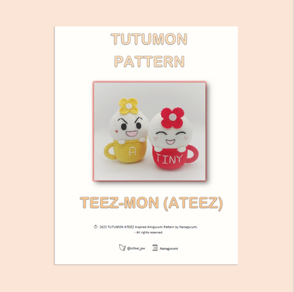 TUTUMON TEEZMON Amigurumi Crochet Pattern - Archivo PDF - Español e Inglés