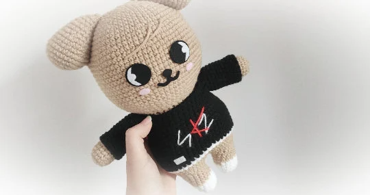 SKZOO PUPPYM Stray Kids Plushie, Seungmin Fanart, Kpop Merch