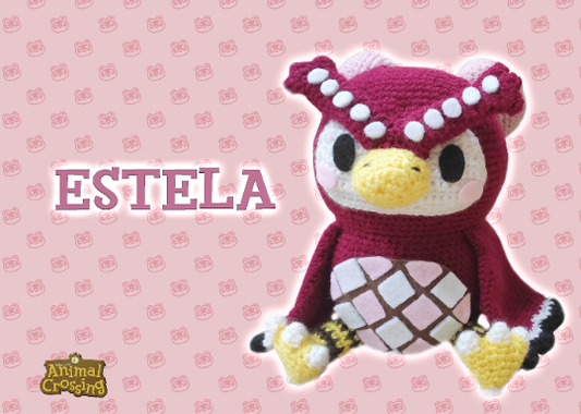 Estela - Animal Crossing Amigurumi Crochet, ACNH Crochet, ACNH Stuff, Peluche búho.
