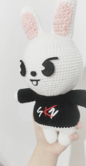 SKZOO LEEBIT Stray Kids Plushie, Leeknow Fanart, Kpop Merch