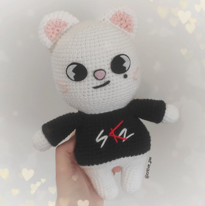 SKZOO JINIRET Stray Kids Plushie + FREEBIE, Hyunjin Fanart, Kpop Merch